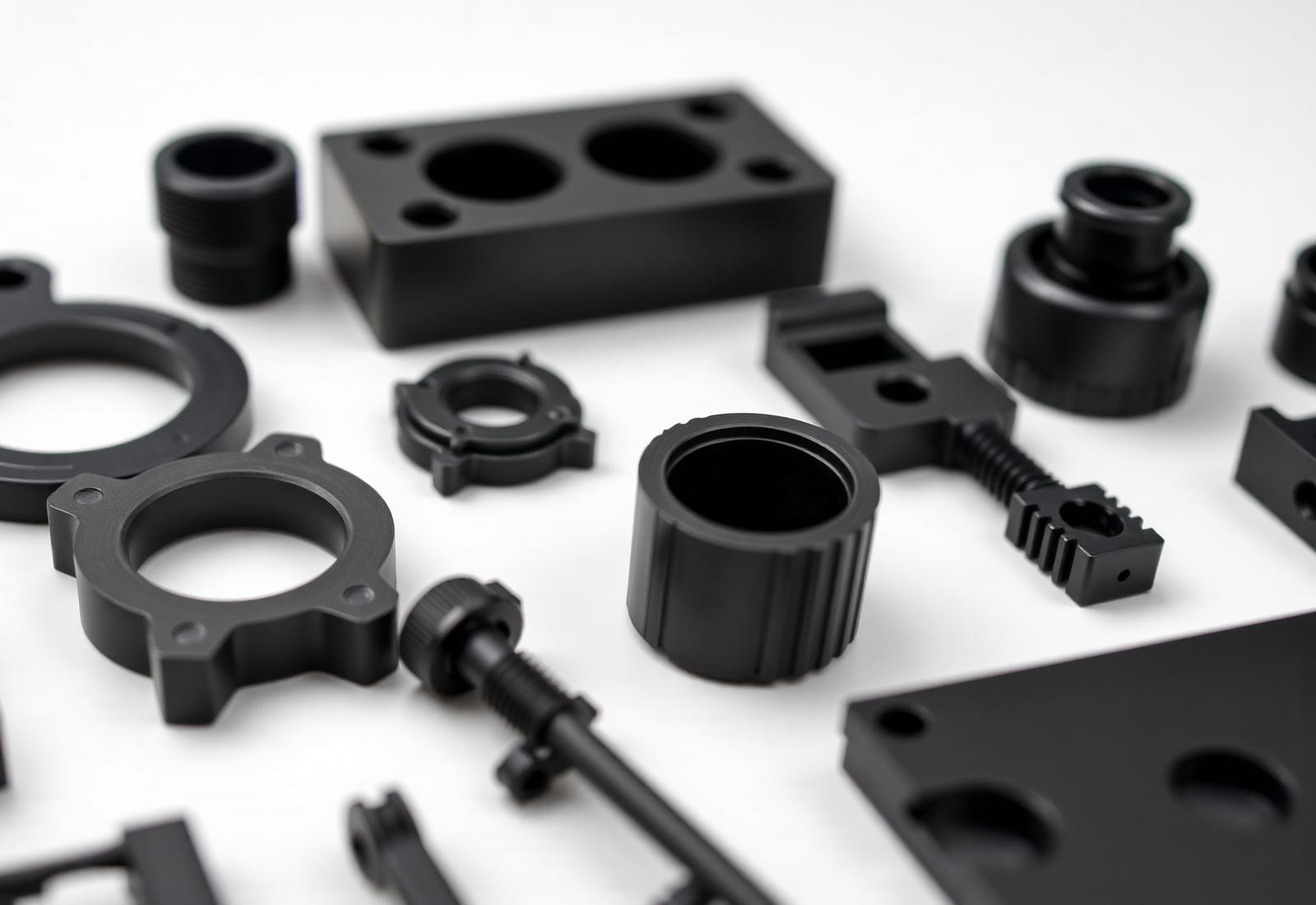 Gefertigte technische Kunststoffbauteile von Nexa Prototype Solutions